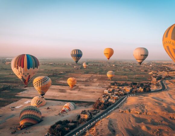Sunrise Hot Air Balloon Ride Over Luxor