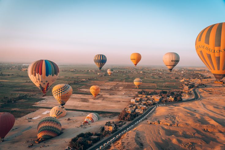 Sunrise Hot Air Balloon Ride Over Luxor