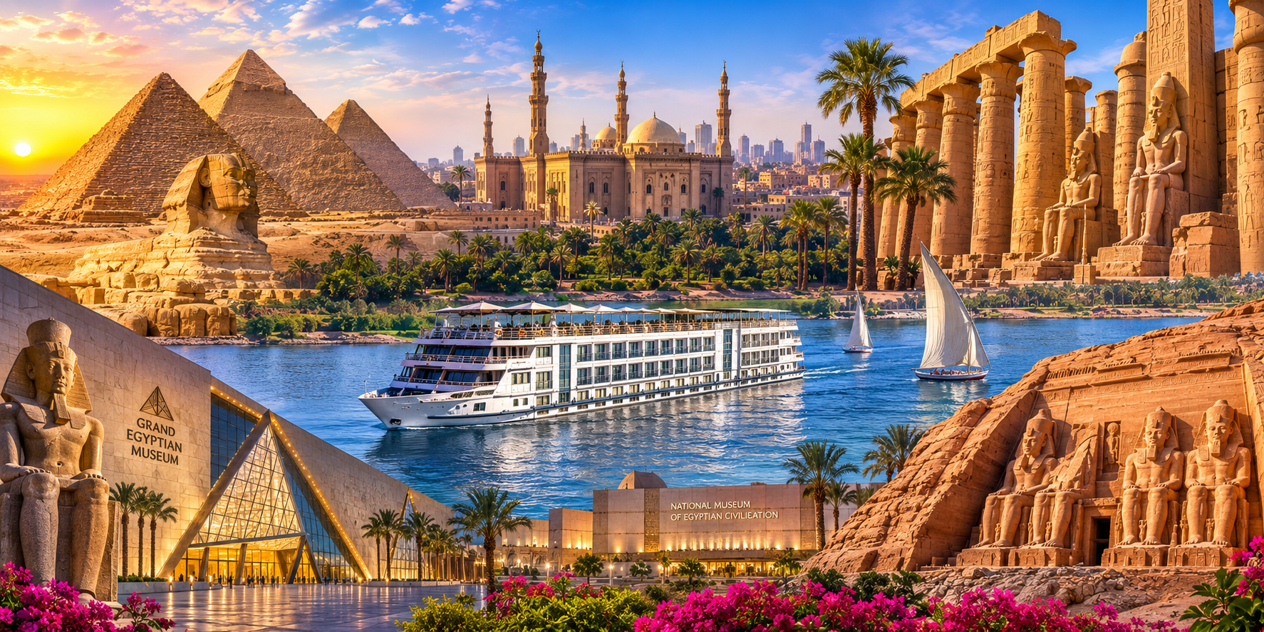 7 Nights Cairo, Luxor and Nile Cruise Adventure
